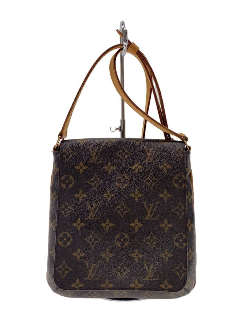 Louis Vuitton Musette Salsa Monogram Canvas Long Shoulder Bag Brown
